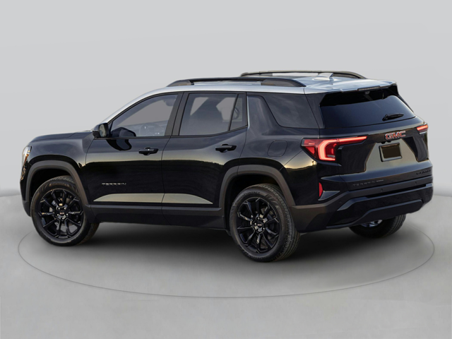 A black GMC SUV