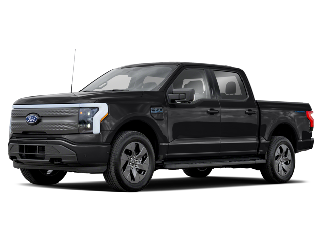 Front driver's side view of a 2025 Ford F-150 Lightning