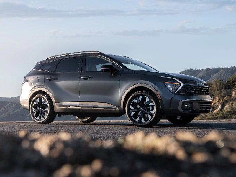 The 2023 Kia Sportage Plug-In Hybrid is a safe SUV near Ravenna OH