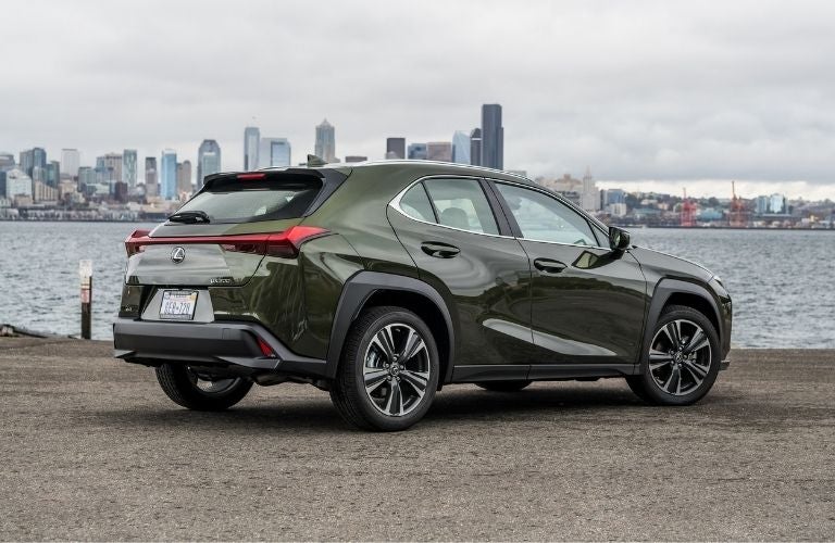 Green 2021 Lexus UX Rear Exterior