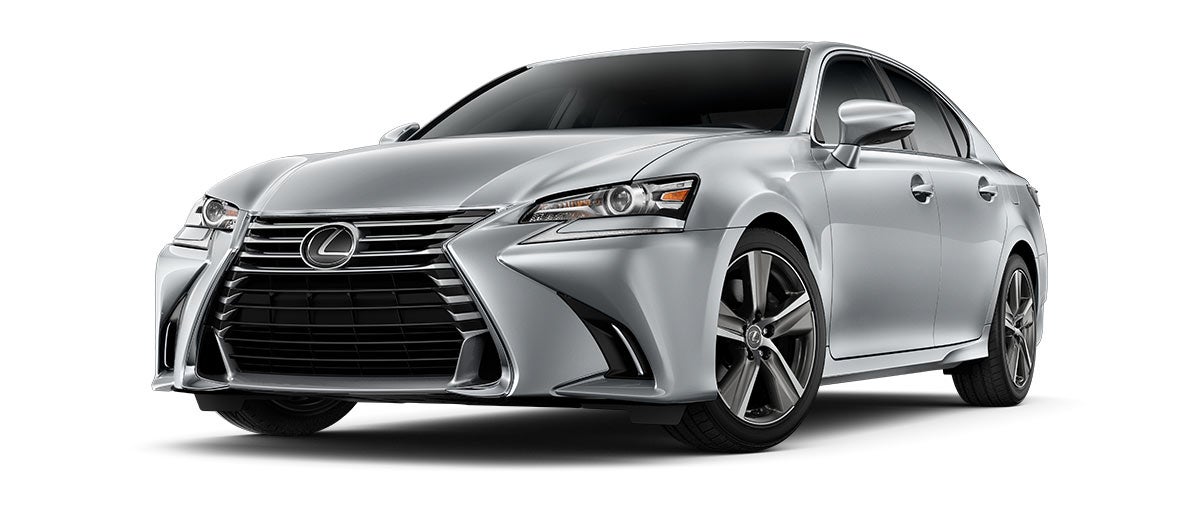 Liquid Platinum 2020 Lexus GS on White Background