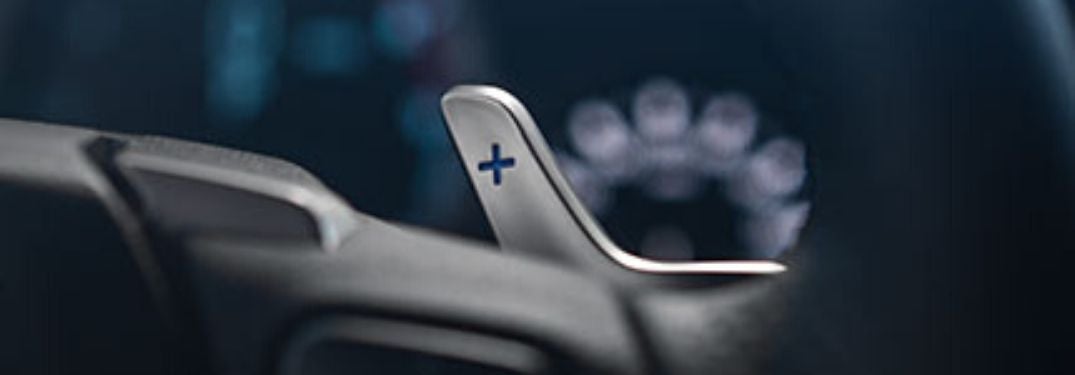Close Up of 2020 Lexus GS F Paddle Shifter