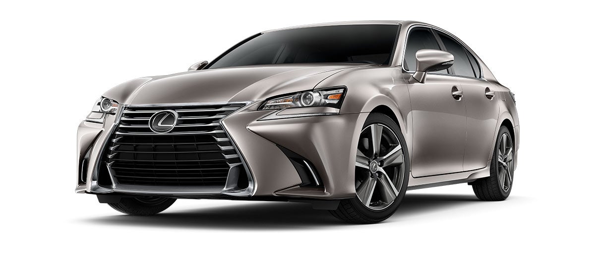 Atomic Silver 2020 Lexus GS on White Background