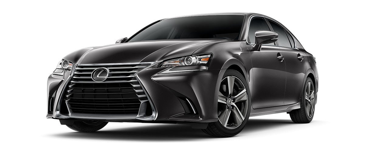Smoky Granite Mica 2020 Lexus GS on White Background