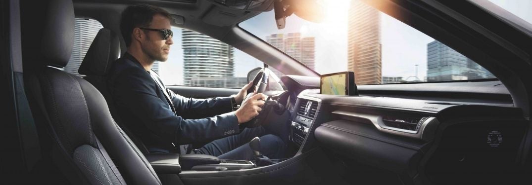 Man Driving 2021 Lexus RX