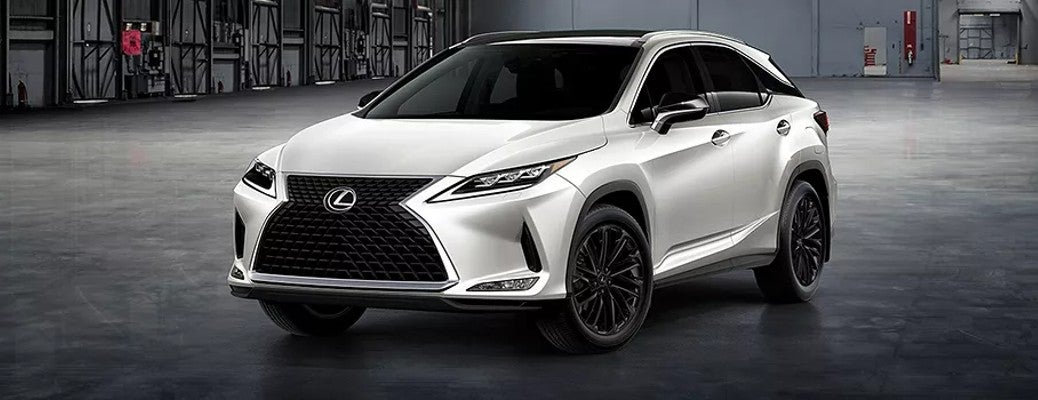 A white 2022 Lexus RX in an article on How To Activate the Lexus Enform WiFi Trial in the 2022 Lexus RX 350.