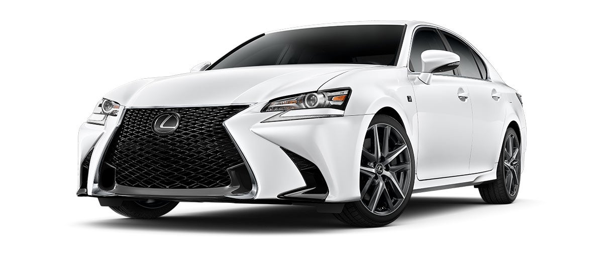 Ultra White 2020 Lexus GS on White Background