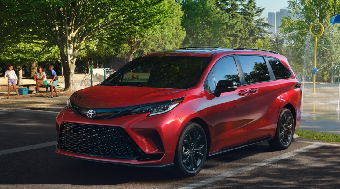 2026 Toyota Sienna Hybrid minivan for families