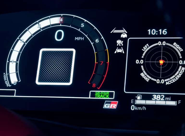 2026 toyota gr screen