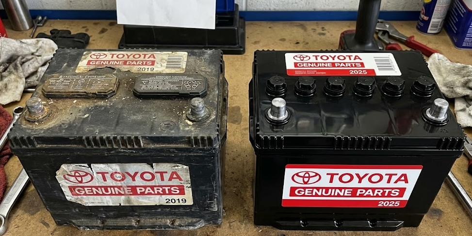 toyota battery lifetime replacement