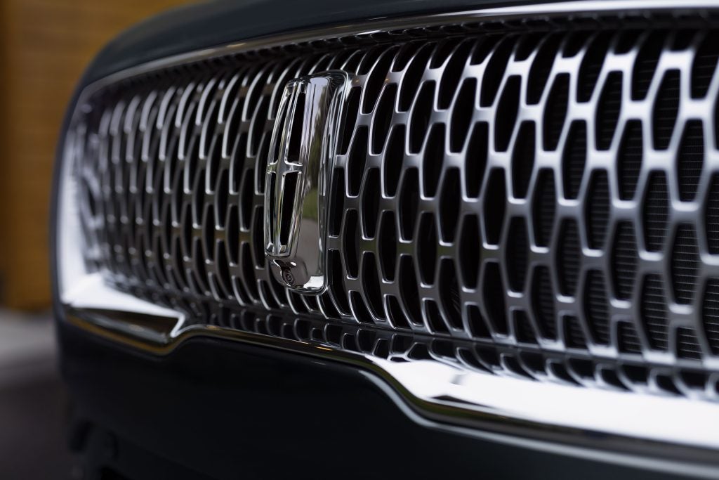 Lincoln's Black Label Logo on Car