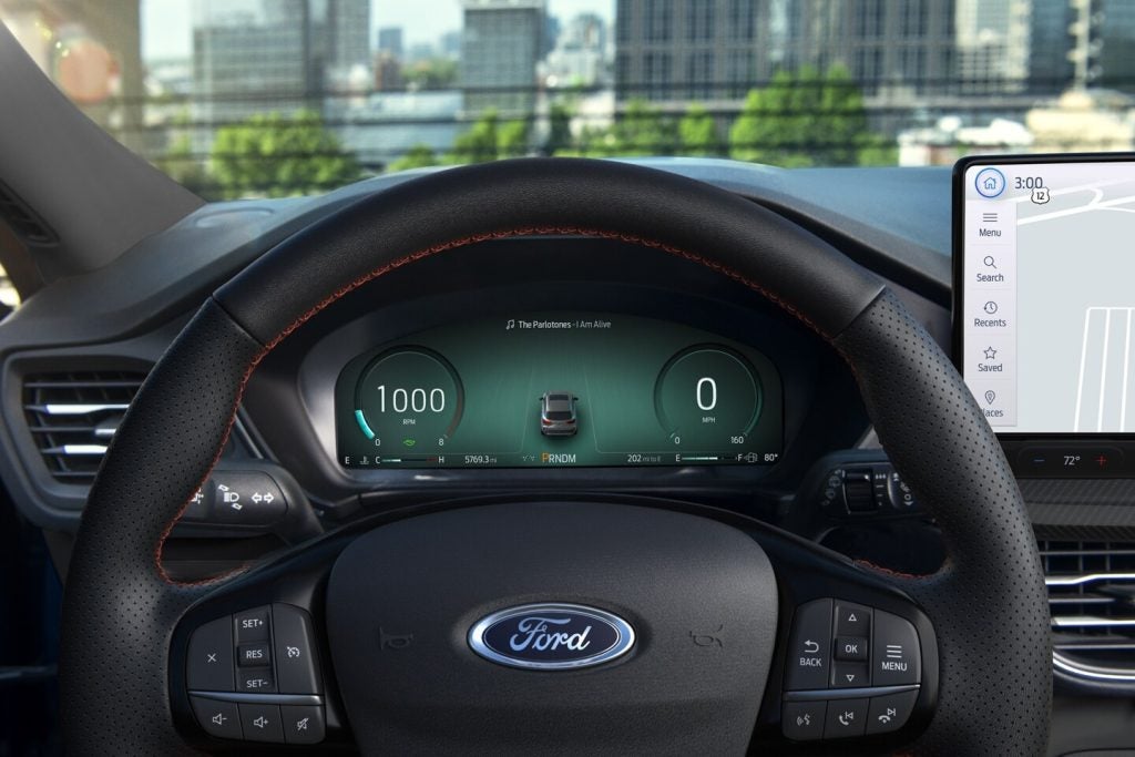 2023 Ford Escape interior vehicle instrument console
