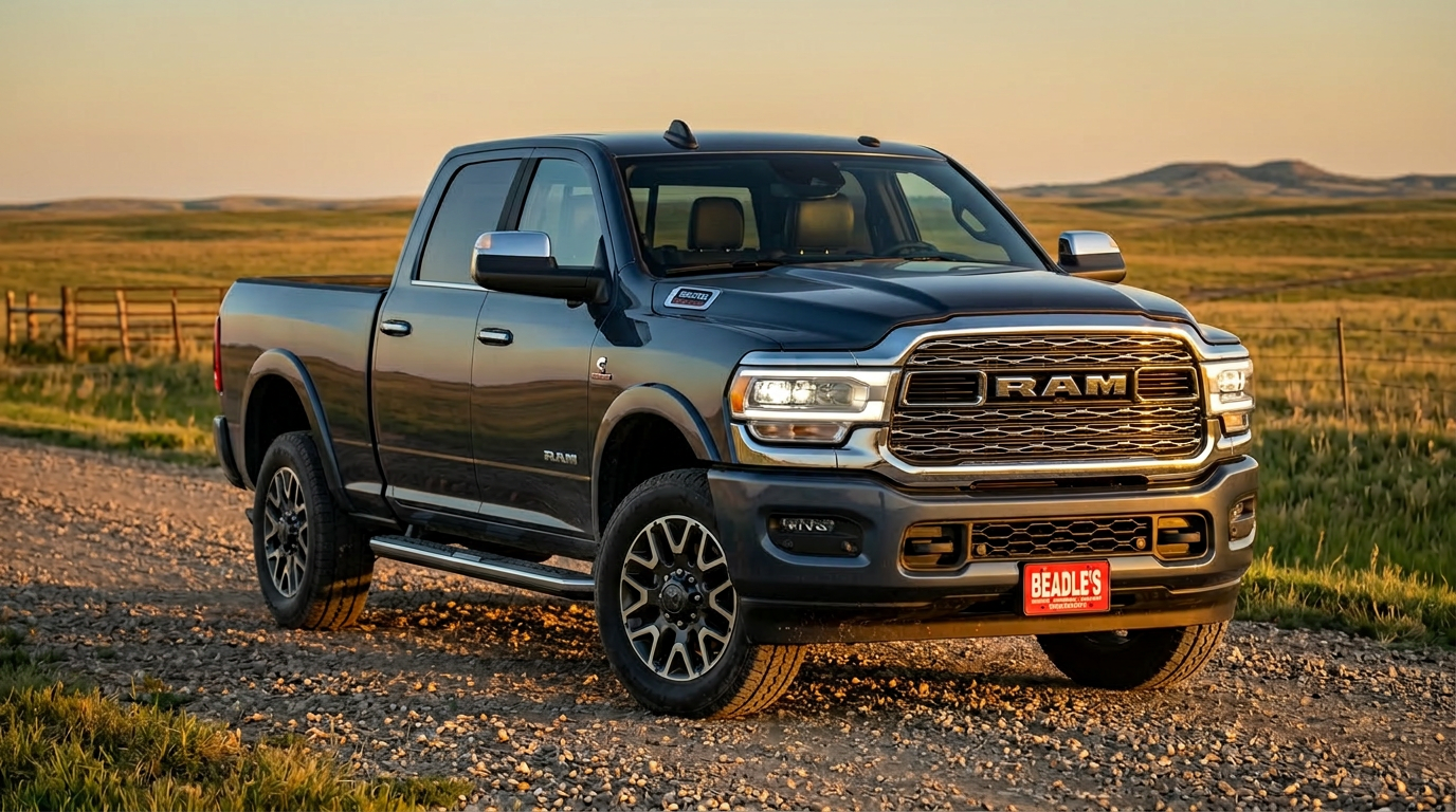 2026 Ram 2500 front three-quarter view