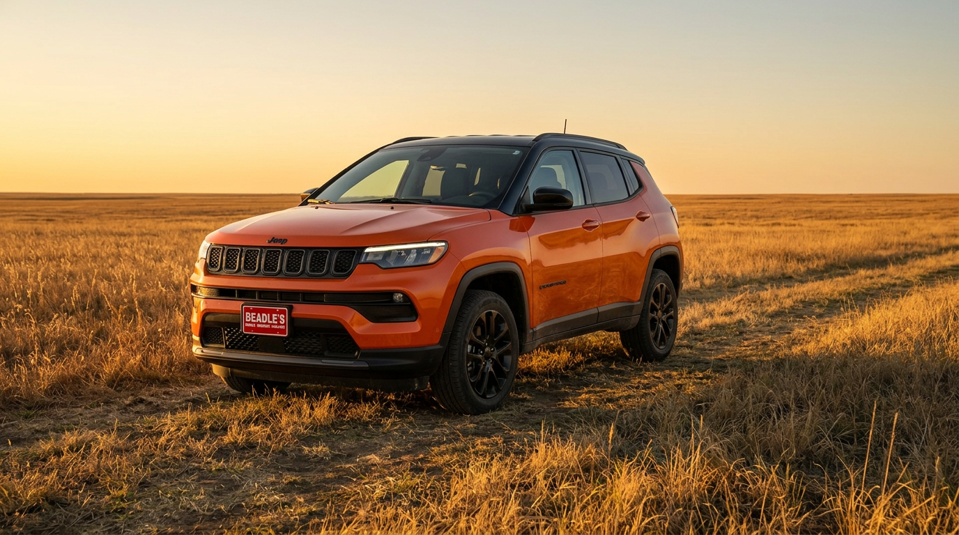 2026 Jeep Compass in Joose Orange at Beadle's in Bowdle SD