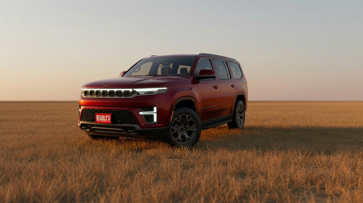 2026 Jeep Grand Wagoneer in Velvet Red at Beadle's in Bowdle SD