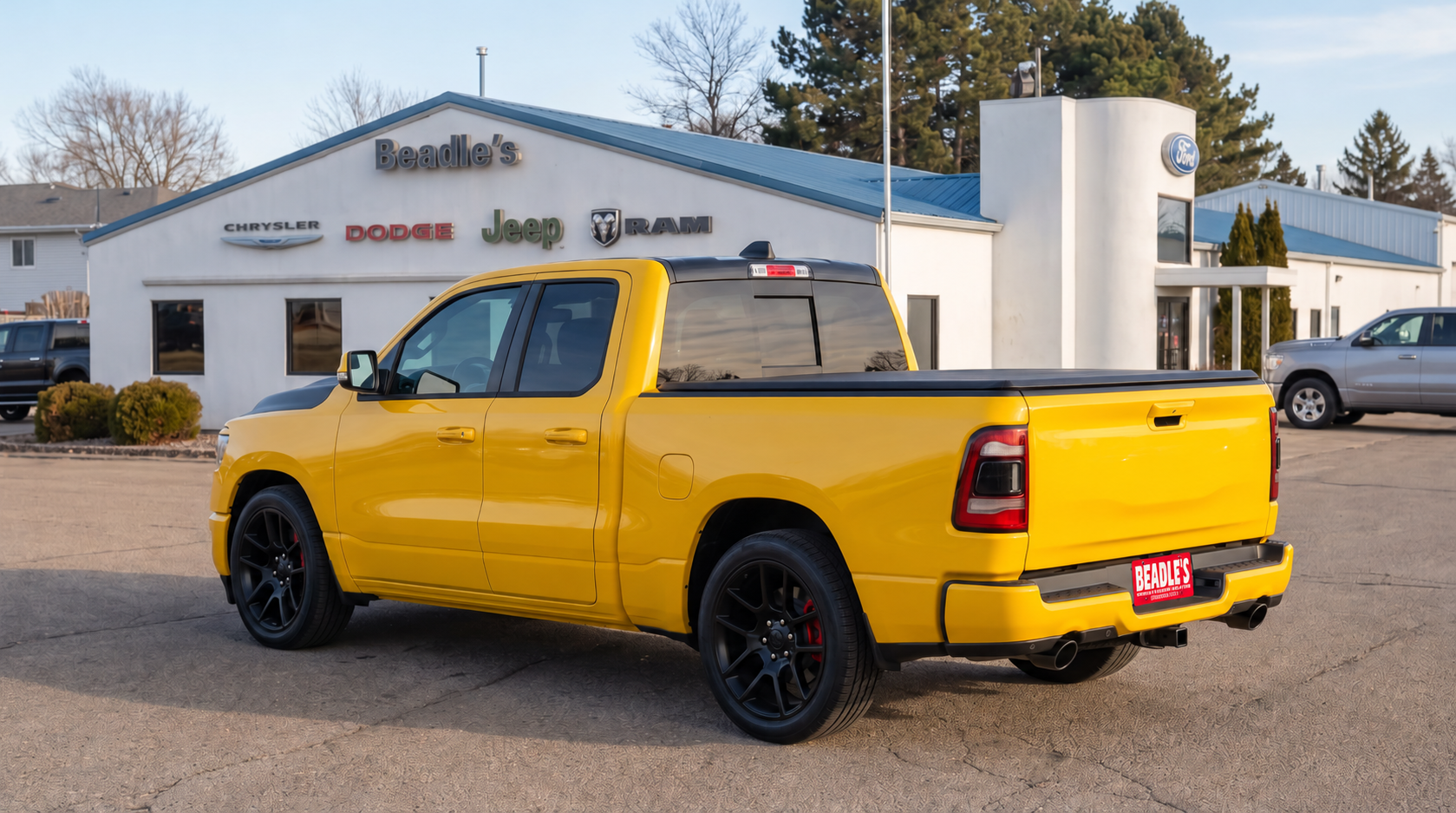 2027 Ram 1500 Rumble Bee 22 inch wheel and stance detail