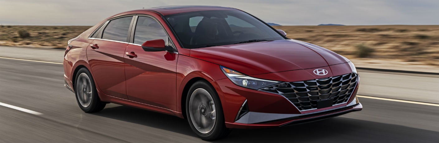 Red 2021 Hyundai Elantra