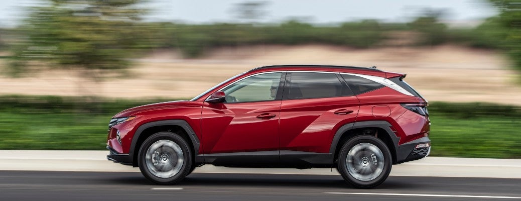 Red 2022 Hyundai Tucson