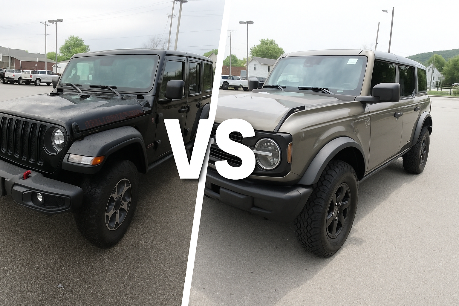 Ford Bronco vs Jeep Wrangler