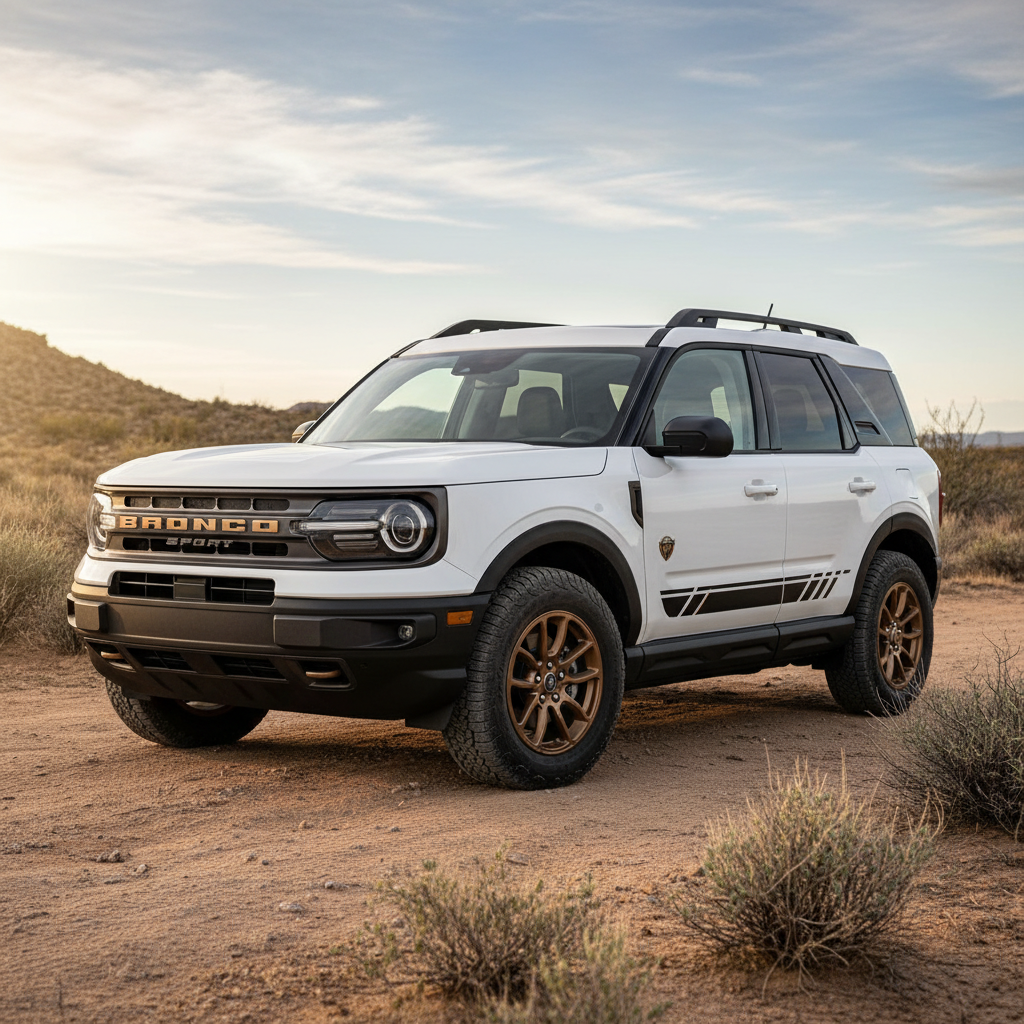 Detail shot of the new Bronze Appearance Package featuring Sinister Bronze-painted aluminum wheels.