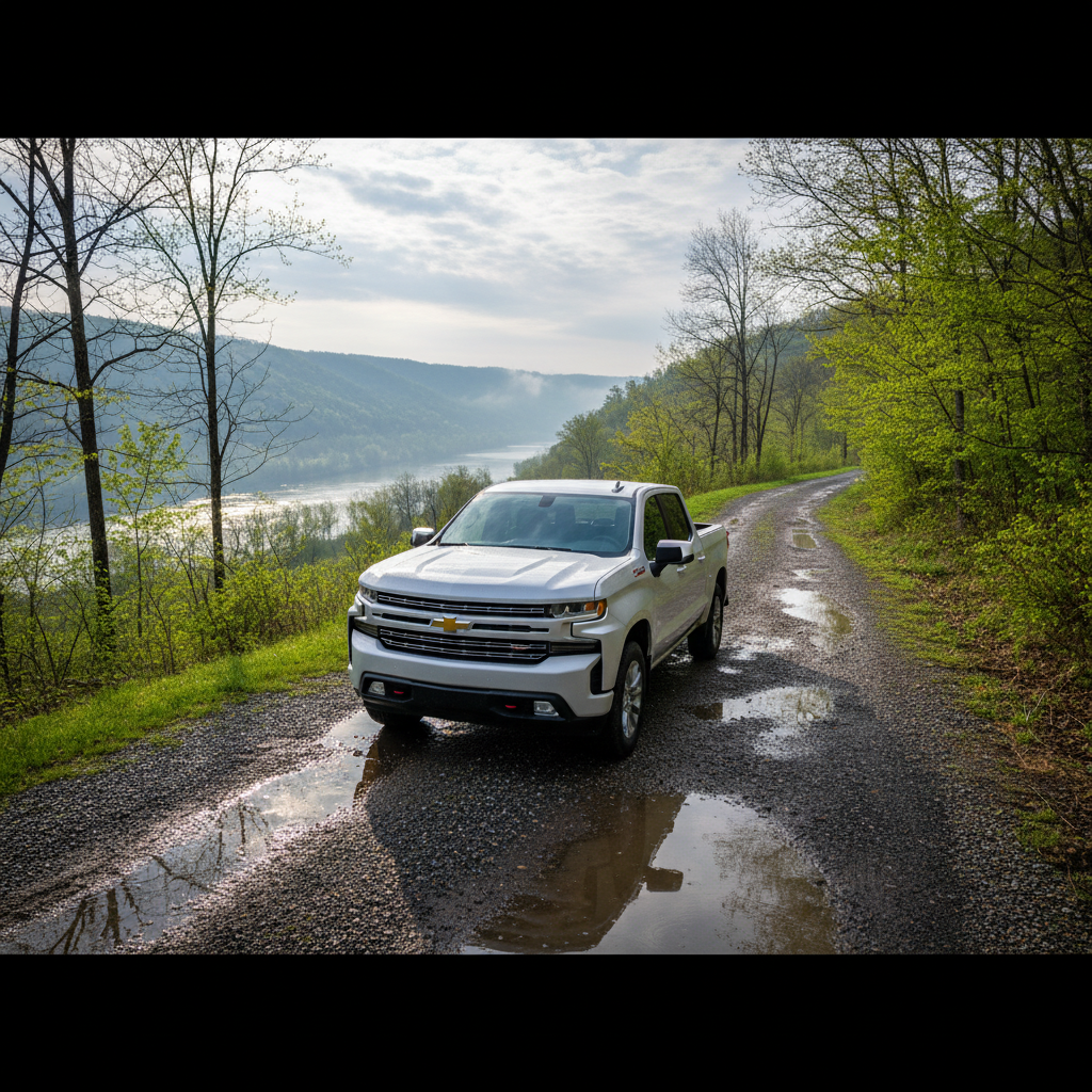 Side profile of the 2026 Chevrolet Silverado 1500
