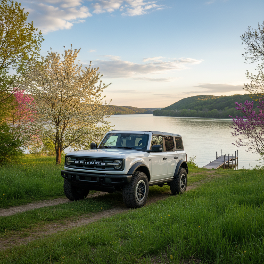 2026 Bronco Badlands on technical terrain