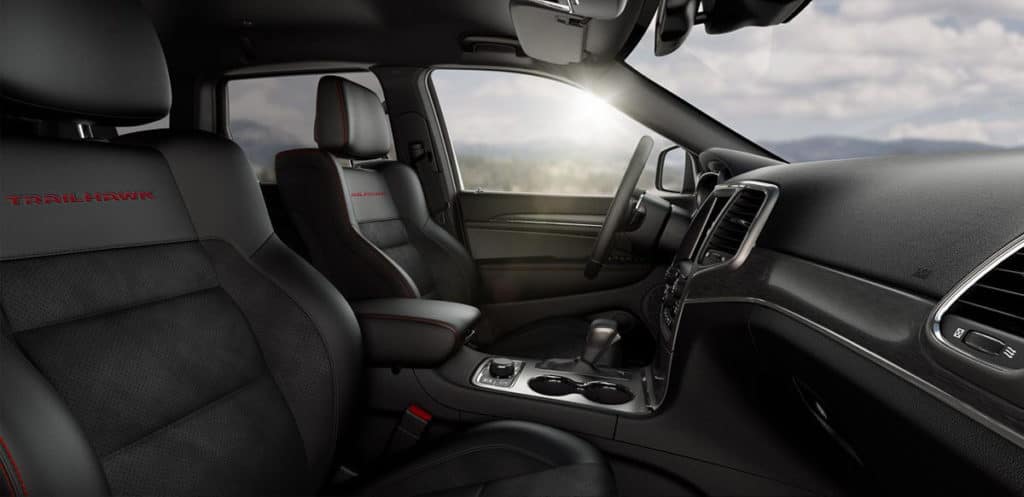 Interior of Jeep