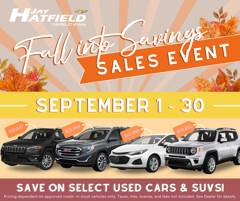 Fall Into Savings Sales Event in Vinita OK