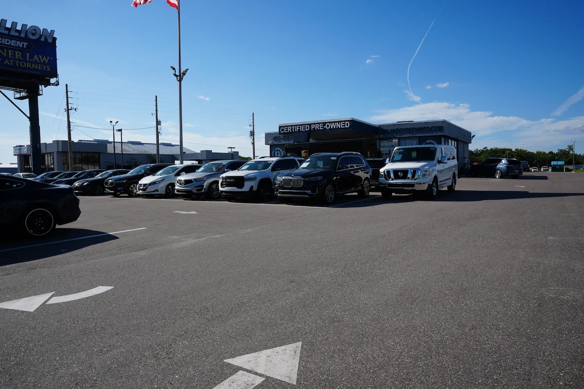 Pre certified cars near me in Orlando FL — Orlando Preowned at 3701 W Colonial Drive, 125-point inspection, CARFAX-verified, NIADA-certified, $0 hidden dealer fees