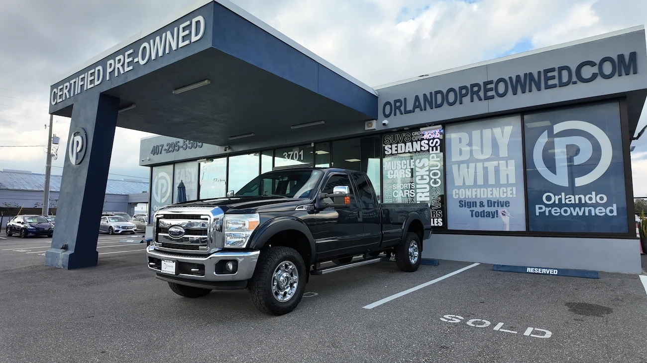 Pickup truck for sale used in Orlando FL at Orlando Preowned — Ford F-150, Chevy Silverado, Toyota Tacoma, 125-point inspected, CARFAX-verified, 3701 W Colonial Drive