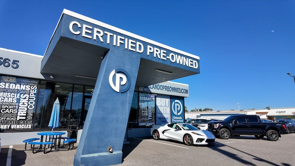 Luxury car dealership in Orlando FL — Orlando Preowned with Mercedes-Benz, BMW, Lexus, Audi and Tesla pre-owned inventory, 125-point inspected, 3701 W Colonial Drive