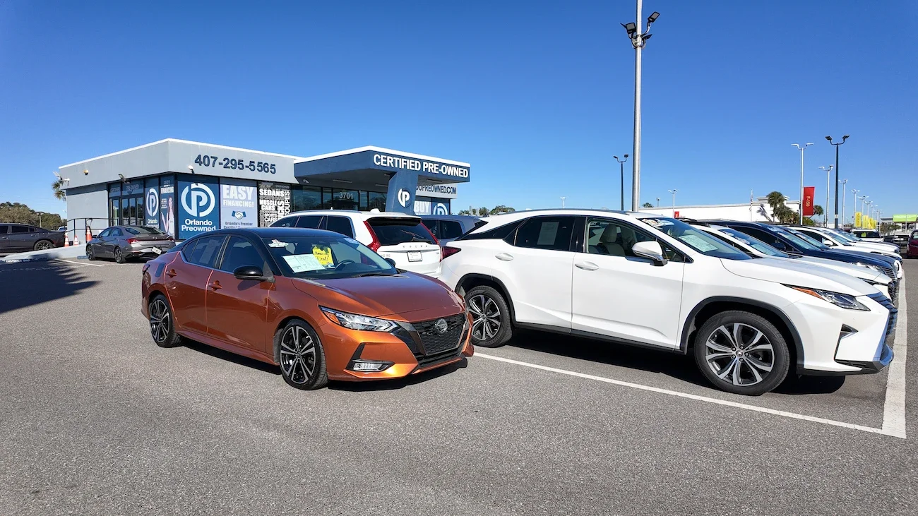 Auto car deal in Orlando FL at Orlando Preowned — 125-point inspected, CARFAX-verified, LoJack included, $0 hidden dealer fees, 3701 W Colonial Drive