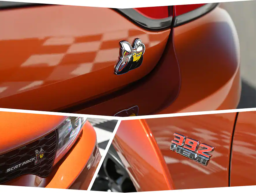 2022 Dodge Charger Hellcat SRT badging