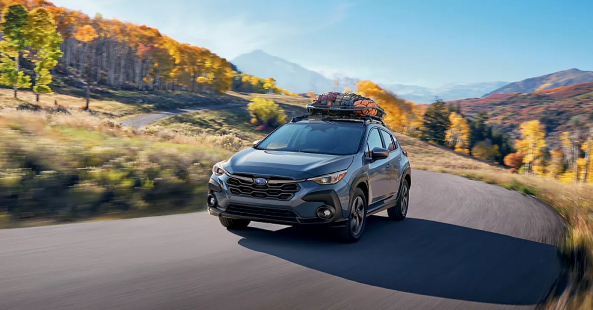 2025 Subaru Crosstrek driving in the country