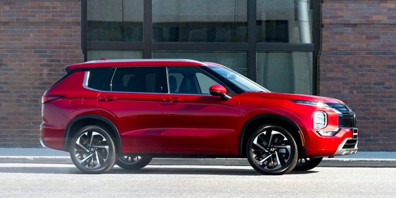 brand new red 2024 Mitsubishi Outlander