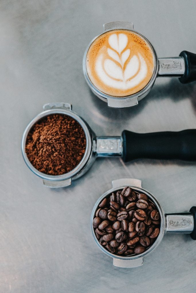 Coffee shop beans in Livermore, CA.