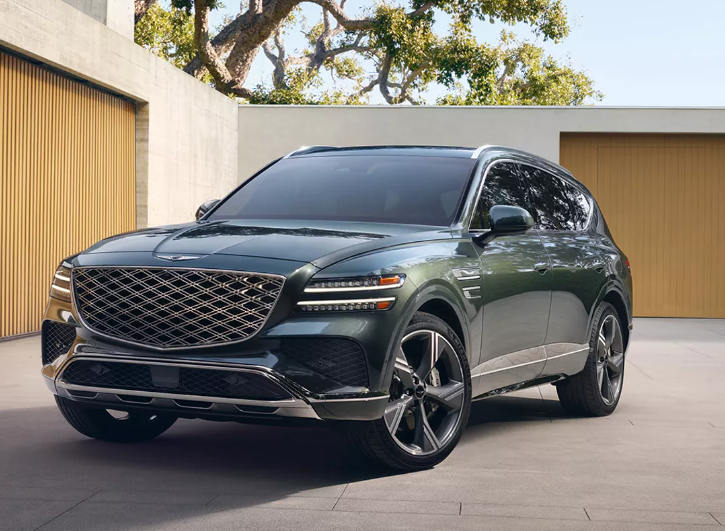 2025 Genesis GV80 parked in a Dublin, CA drive way.
