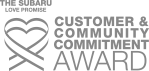 Subaru Love Promise Customer & Community Commitment Award