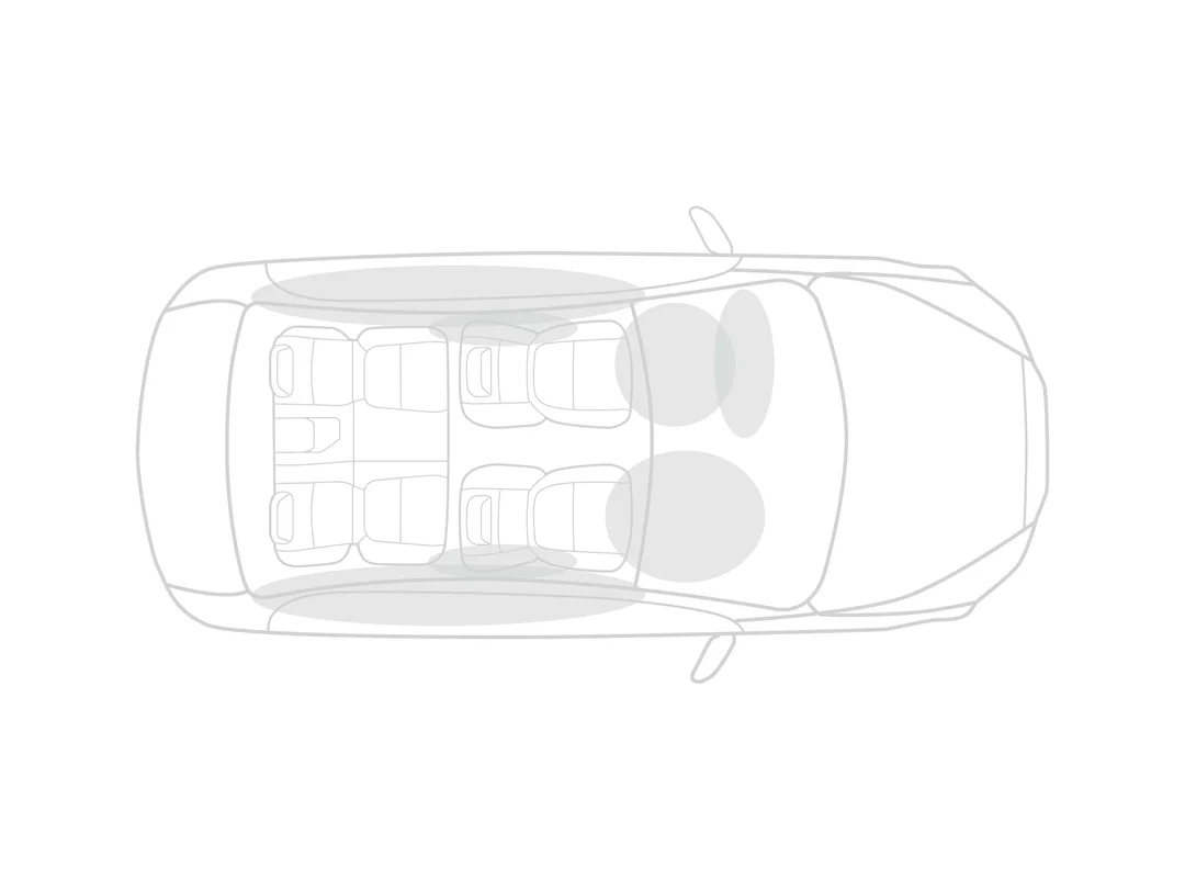 2022 Mitsubishi Mirage 7 airbag system