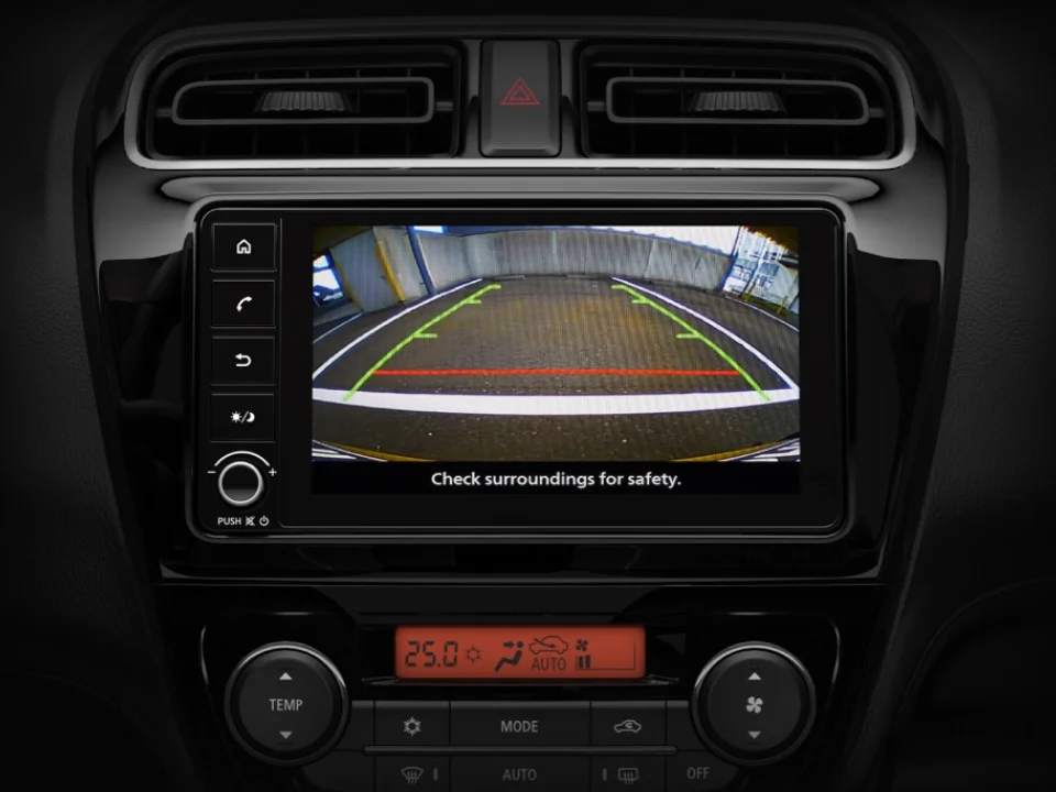 2022 Mitsubishi Mirage rear view camera system