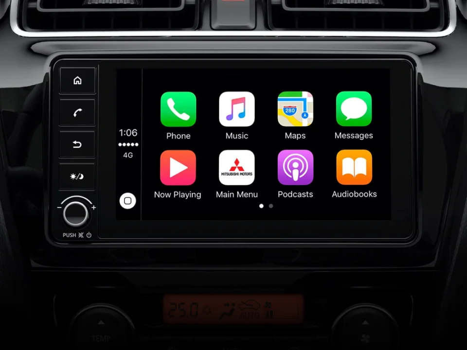 2022 Mitsubishi Mirage available apple carplay