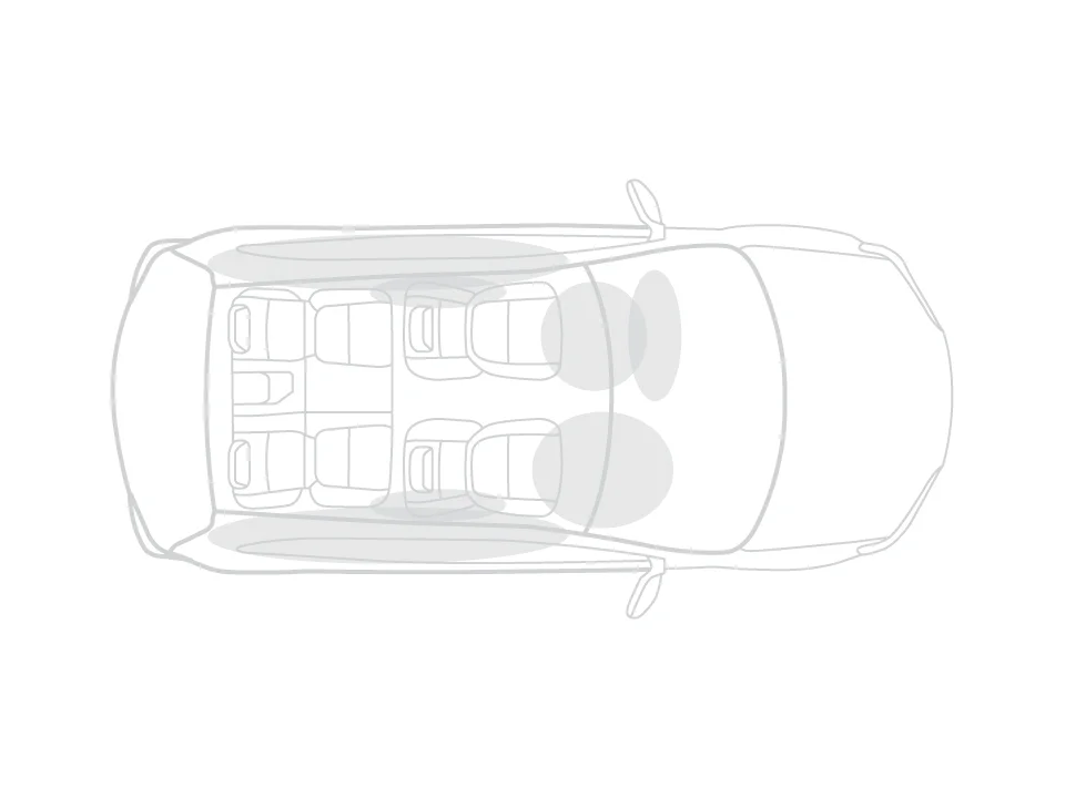 2022 Mitsubishi Outlander Sport 7 airbag system