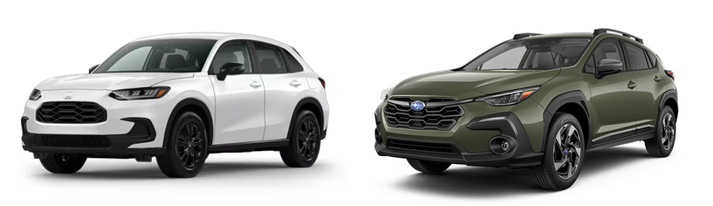 Honda HR-V compared to the Subaru Crosstrek