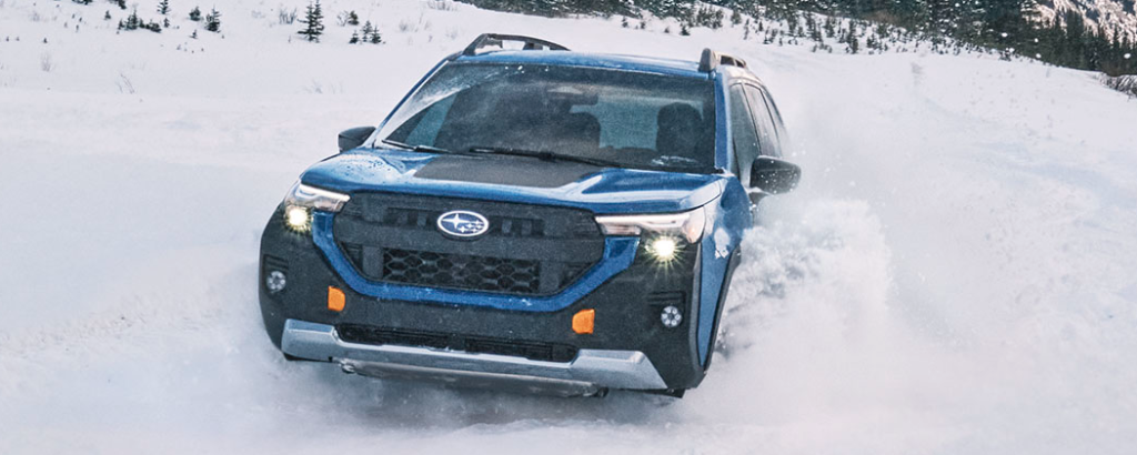 Subaru Forester Driving in snow