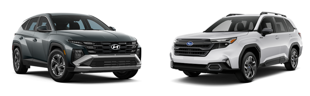 Subaru Forester Hybrid vs Hyundai Tucson Hybrid