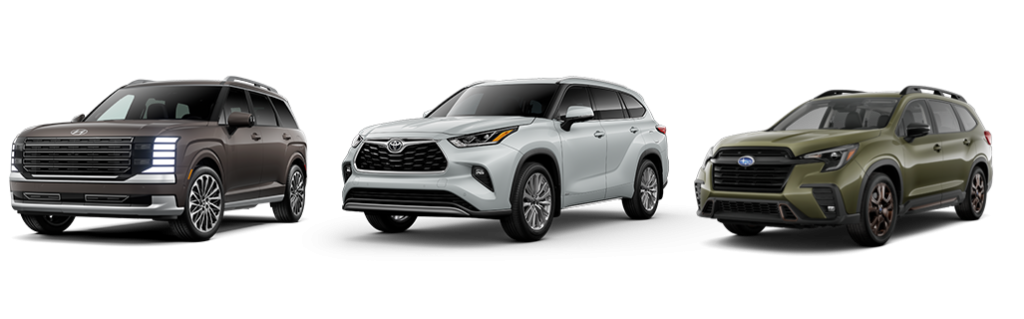Comparing the Palisade, Highlander, and Ascent