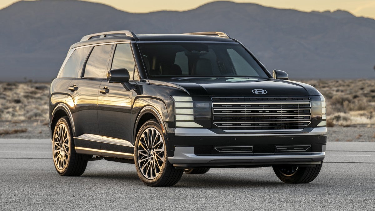 2026 Hyundai Palisade Hybrid Calligraphy parked outside
