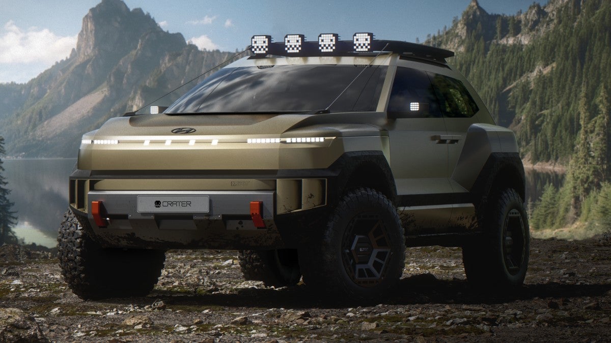 Hyundai CRATER Concept Parked off-road Hero Image