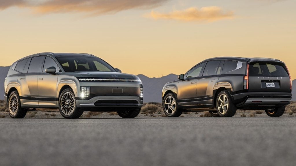 2026 IONIQ 9 Calligraphy & Limited parked next to each other