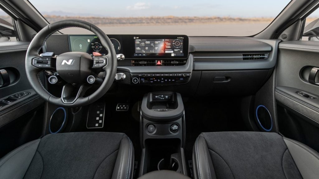 Interior front dash view in a 2025 Hyundai IONIQ 5